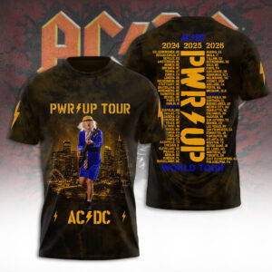 AC/DC World Tour 2026 3D Apparel - TANTN23377