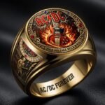 AC/DC 3D Engraved Ring – HOATT18541