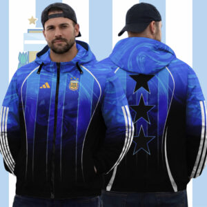 Argentina National Football Pre-Match 2026 3D Windbreaker Jacket - TANTN23614
