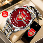 Personalized Arsenal FC Alloy Luxury Quartz Watch – TANTN23600