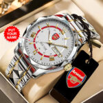 Personalized Arsenal FC Alloy Luxury Quartz Watch – TANTN23603