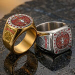 Arsenal FC Premier League Champions 25/26 3D Engraved Ring – TMTHU6759