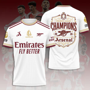 Arsenal FC Premier League Champions 25/26 3D Apparel - HOATT18753