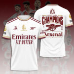 Arsenal FC Premier League Champions 25/26 3D Apparel – HOATT18851