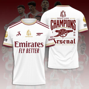 Arsenal FC Premier League Champions 25/26 3D Apparel - HOATT18851
