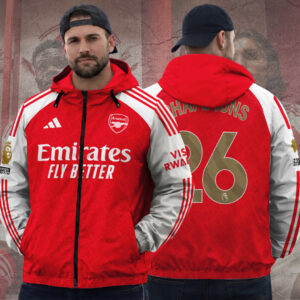 Arsenal FC Premier League Champions 25/26 3D Windbreaker Jacket - TANTN23501
