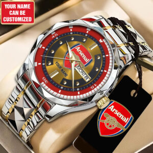 Personalized Arsenal FC Alloy Luxury Quartz Watch - TANTN23598