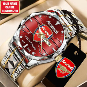 Personalized Arsenal FC Alloy Luxury Quartz Watch - TANTN23601