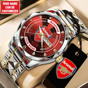 Personalized Arsenal FC Alloy Luxury Quartz Watch - TANTN23602