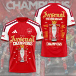 Arsenal FC Premier League Champions 25/26 3D Apparel – GNE7047