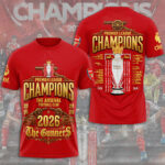 Arsenal FC Premier League Champions 25/26 3D Apparel – GNE7048