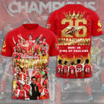 Arsenal FC Premier League Champions 25/26 3D Apparel – GNE7069