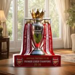 Arsenal FC Premier League Champions 25/26 Custom Shape Acrylic Plaque – HOATT18494