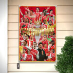 Arsenal FC Premier League Champions 25/26 Metal Sign – GNE6960