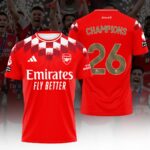 Arsenal FC Premier League Champions 25/26 3D Apparel – HOATT18418