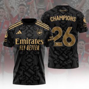 Arsenal FC Premier League Champions 25/26 3D Apparel - HOATT18486