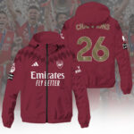 Arsenal FC Premier League Champions 25/26 3D Windbreaker Jacket – HOATT18421