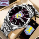 Personalized Aston Villa Alloy Luxury Quartz Watch – TANTN23559