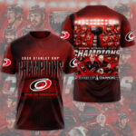 Carolina Hurricanes 2026 Stanley Cup Champions 3D Apparel – TMTHU6821