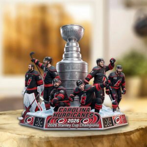 Carolina Hurricanes 2026 Stanley Cup Champions Custom Shape Acrylic Plaque - TMTHU6813