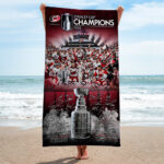 Carolina Hurricanes 2026 Stanley Cup Champions Rectangle Beach Towel – TMTHU6825