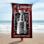 Carolina Hurricanes 2026 Stanley Cup Champions Rectangle Beach Towel – HOATT18807
