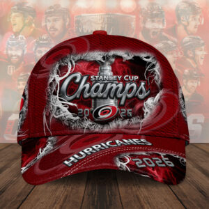 Carolina Hurricanes 2026 Stanley Cup Champions Classic Cap - TMTHU6843