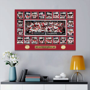 Carolina Hurricanes 2026 Stanley Cup Champions Rectangle Canvas With Inner Frame - HOATT18784