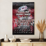 Carolina Hurricanes 2026 Stanley Cup Champions Rectangle Canvas With Inner Frame – HOATT18787