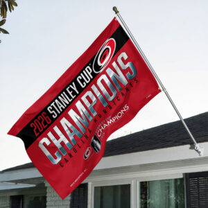 Carolina Hurricanes 2026 Stanley Cup Champions 3D Double-side House Flag - HOATT18743