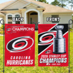 Carolina Hurricanes 2026 Stanley Cup Champions Double-side Garden Flag – TMTHU6831