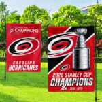 Carolina Hurricanes 2026 Stanley Cup Champions Double-side Garden Flag – HOATT18744