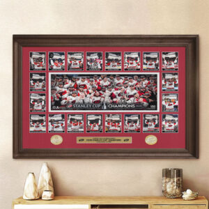 Carolina Hurricanes 2026 Stanley Cup Champions Rectangle Canvas With Inner Frame - TMTHU6824