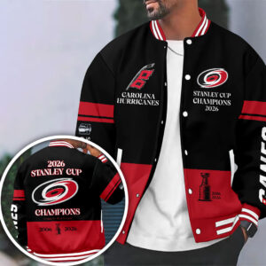 Carolina Hurricanes 2026 Stanley Cup Champions Varsity Jacket – HOATT18786