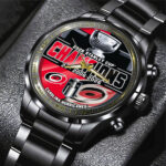 Carolina Hurricanes Black Stainless Steel Watch – GNE7091