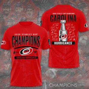 Carolina Hurricanes 2026 Stanley Cup Champions 3D Apparel - GNE7028