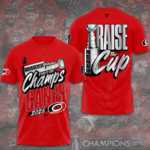 Carolina Hurricanes 2026 Stanley Cup Champions 3D Apparel - GNE7030