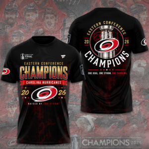 Carolina Hurricanes 2026 Stanley Cup Champions 3D Apparel - GNE7031