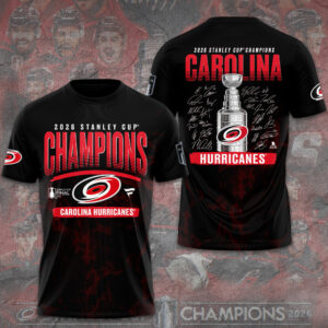 Carolina Hurricanes 2026 Stanley Cup Champions 3D Apparel - GNE7033