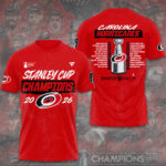 Carolina Hurricanes 2026 Stanley Cup Champions 3D Apparel – GNE7073