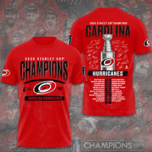 Carolina Hurricanes 2026 Stanley Cup Champions 3D Apparel - GNE7164