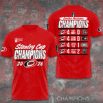 Carolina Hurricanes 2026 Stanley Cup Champions 3D Apparel – GNE7167