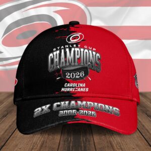 Carolina Hurricanes 2026 Stanley Cup Champions Cap Classic Cap - HOATT18745