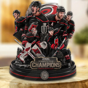 Carolina Hurricanes 2026 Stanley Cup Champions Custom Shape Acrylic Plaque - GNE7035