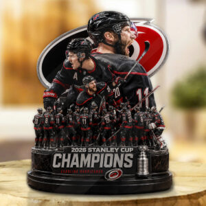 Carolina Hurricanes 2026 Stanley Cup Champions Custom Shape Acrylic Plaque - GNE7040