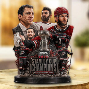 Carolina Hurricanes 2026 Stanley Cup Champions Custom Shape Acrylic Plaque - GNE7051