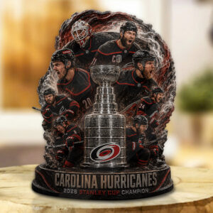 Carolina Hurricanes 2026 Stanley Cup Champions Custom Shape Acrylic Plaque - GNE7076