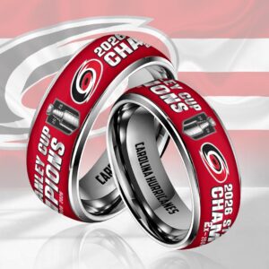Carolina Hurricanes 2026 Stanley Cup Champions Custom Alloy Ring - HOATT18780