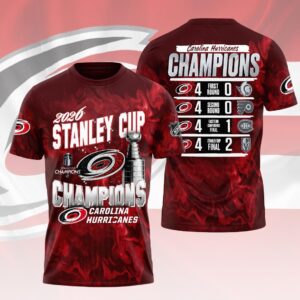 Carolina Hurricanes 2026 Stanley Cup Champions 3D Apparel - HOATT18899