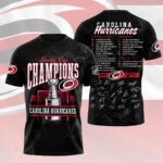Carolina Hurricanes 2026 Stanley Cup Champions 3D Apparel – HOATT18919